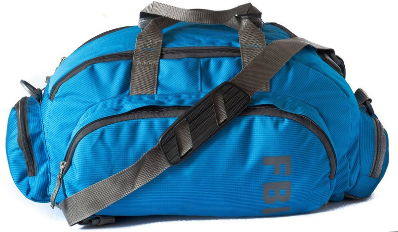 FBI 16 inch/40 cm Gym Cum Duffle Bag Gym Bag(Blue)