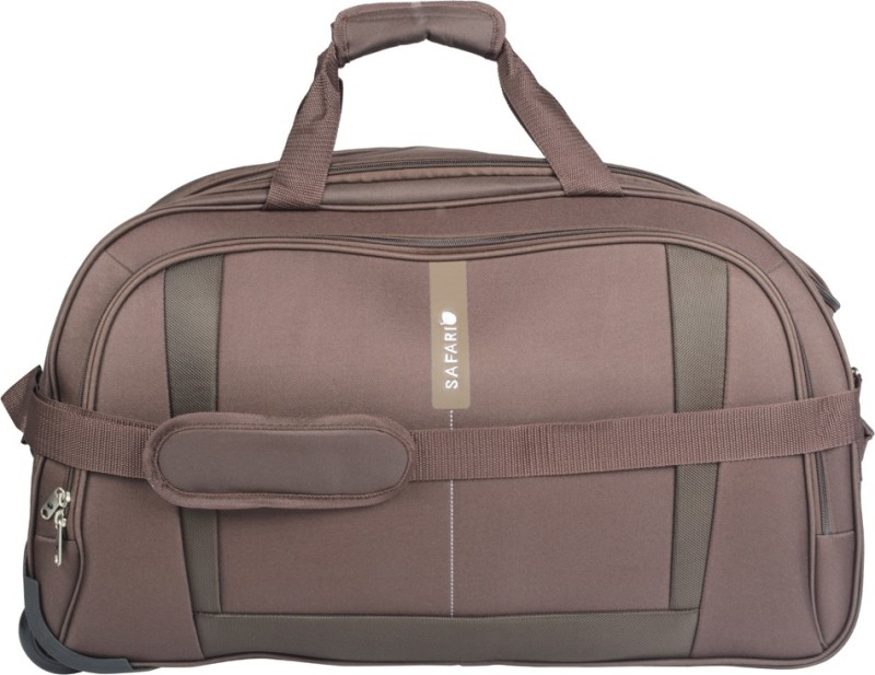 Safari 26 inch/66 cm Revv Rdfl Duffel Strolley Bag(Brown)