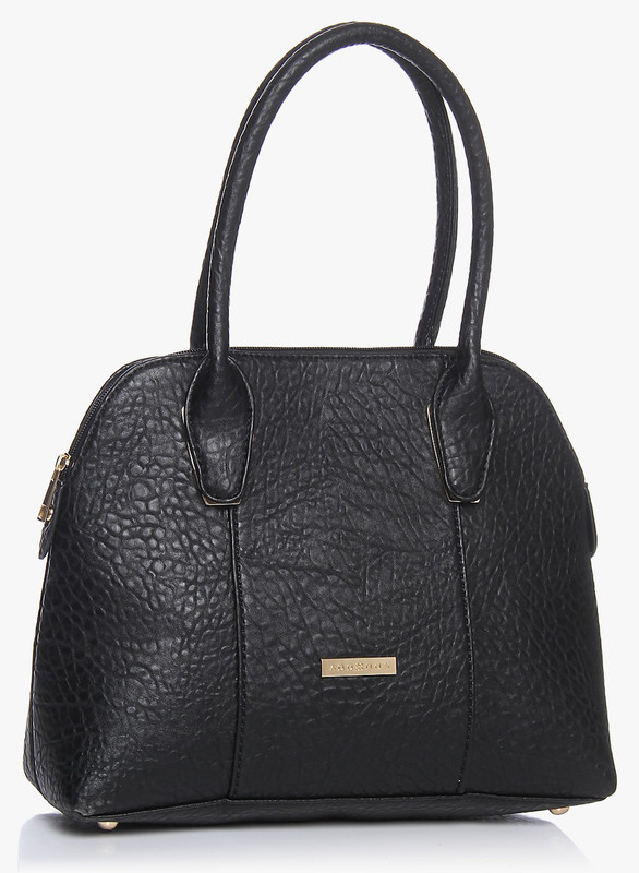 Addons Grainy textured Duffle bag Travel Duffel Bag(Black)
