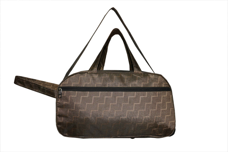 One Up (Expandable) Waterproof Brown-1 Trolley Duffel Strolley Bag(Multicolor)