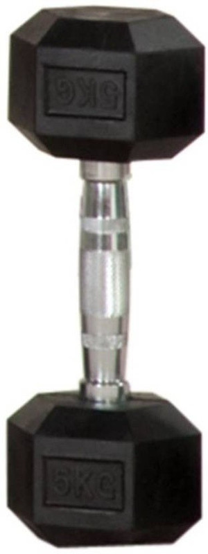 Sports Solutions FIT BODY Single Piece HEX Fixed Weight Dumbbell(5 kg) Sports Solutions FIT BODY Single Piece HEX Fixed Weight Dumbbell(5 kg)