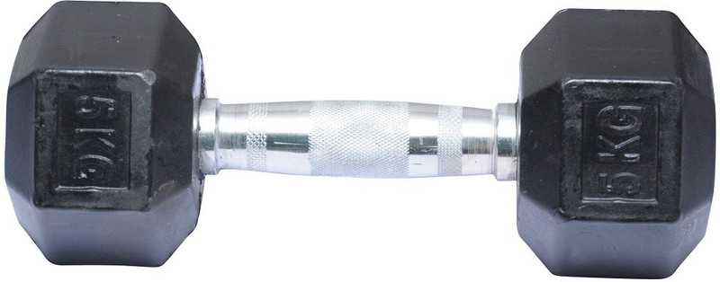 Biceps Triceps Hexagonal Fixed Weight Dumbbell(5 kg) Biceps Triceps Hexagonal Fixed Weight Dumbbell(5 kg)