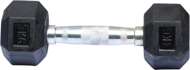 Indus Hexagonal Fixed Weight Dumbbell(3 kg) Indus Hexagonal Fixed Weight Dumbbell(3 kg)