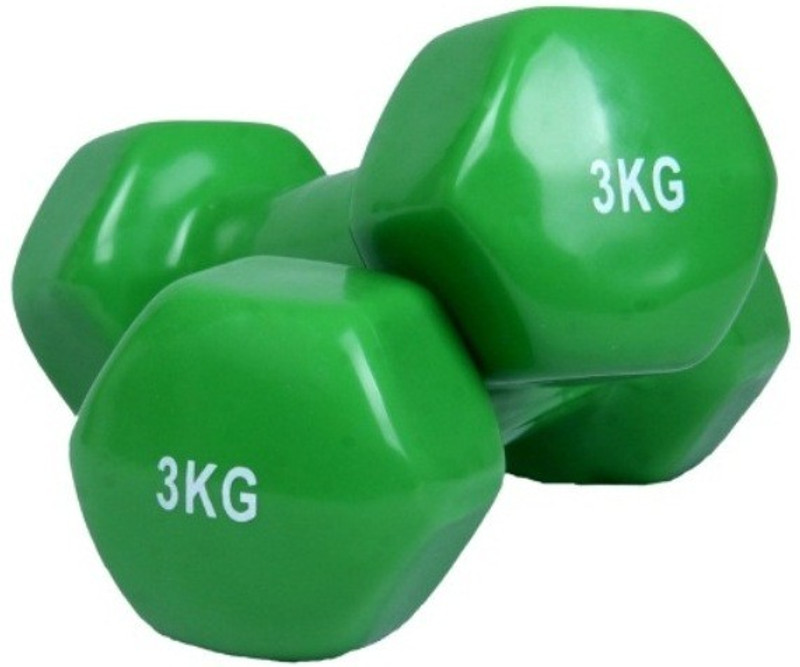B FIT USA CLASSIC SHAPE VINYL DUMBBELL Fixed Weight Dumbbell(3 kg) B FIT USA CLASSIC SHAPE VINYL DUMBBELL Fixed Weight Dumbbell(3 kg)