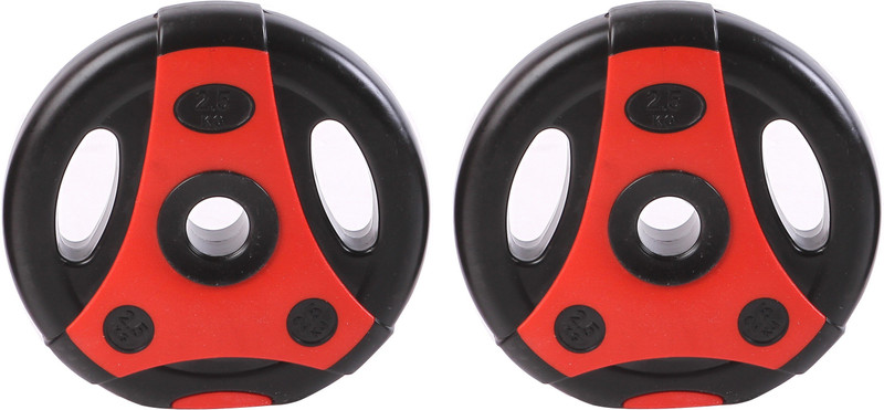 Kobo Vinyl Plates With Grip Handles Weight For Home Gym 2.5 Kg x 2 = 5 Kg (Imported) Adjustable Dumbbell(5 kg) Kobo Vinyl Plates With Grip Handles Weight For Home Gym 2.5 Kg x 2 = 5 Kg (Imported) Adjustable Dumbbell(5 kg)