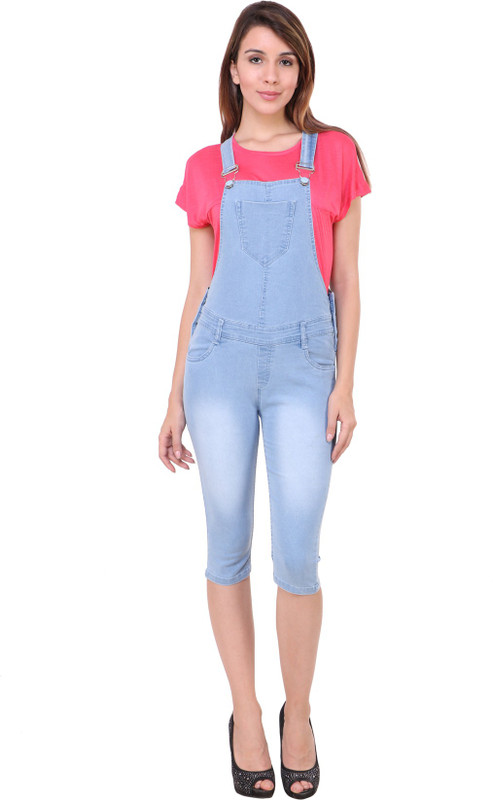Broadstar Women Light Blue Dungaree