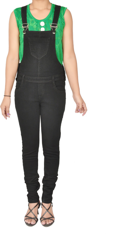 Nifty Women Black Dungaree