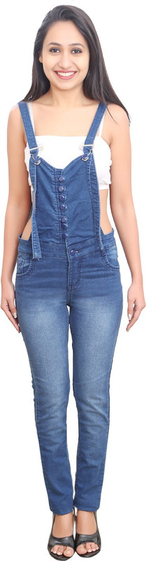 Blinkin Women Light Blue Dungaree