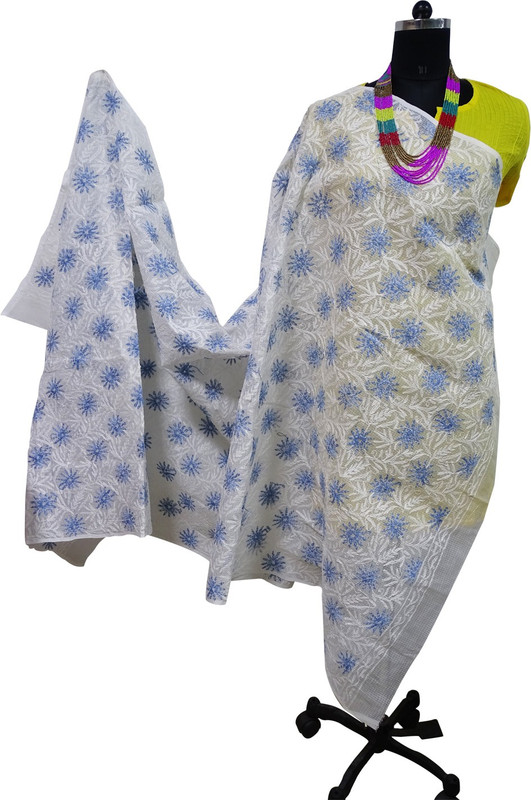 Toygully Cotton Blend Embroidered, Woven Women Dupatta