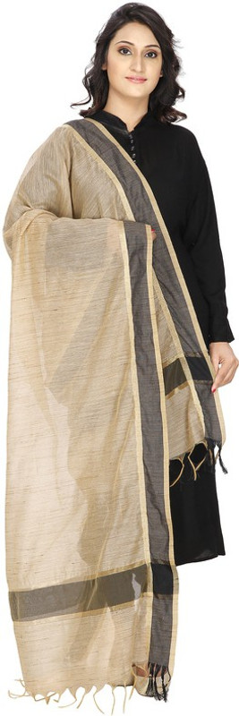 Loom Legacy Silk Cotton Blend Woven Women Dupatta