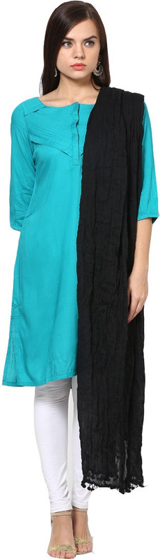 Soundarya Cotton Blend Solid Women Dupatta