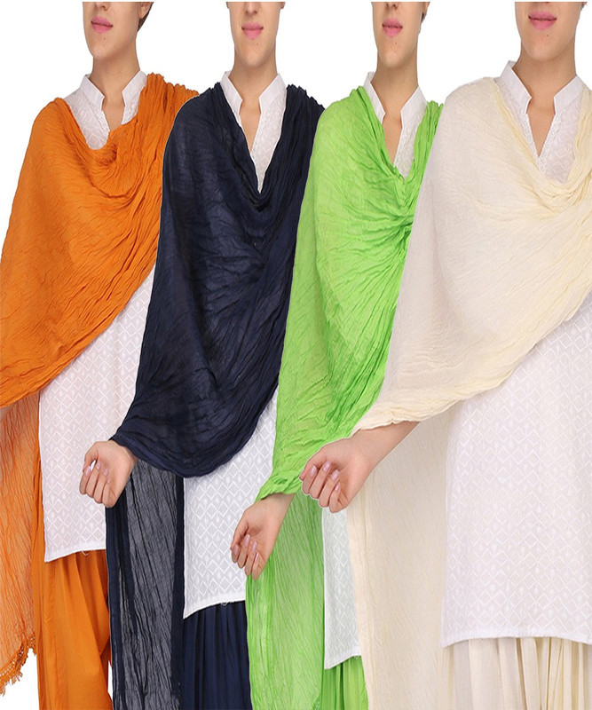 Womens Cottage Cotton Blend Solid Women Dupatta