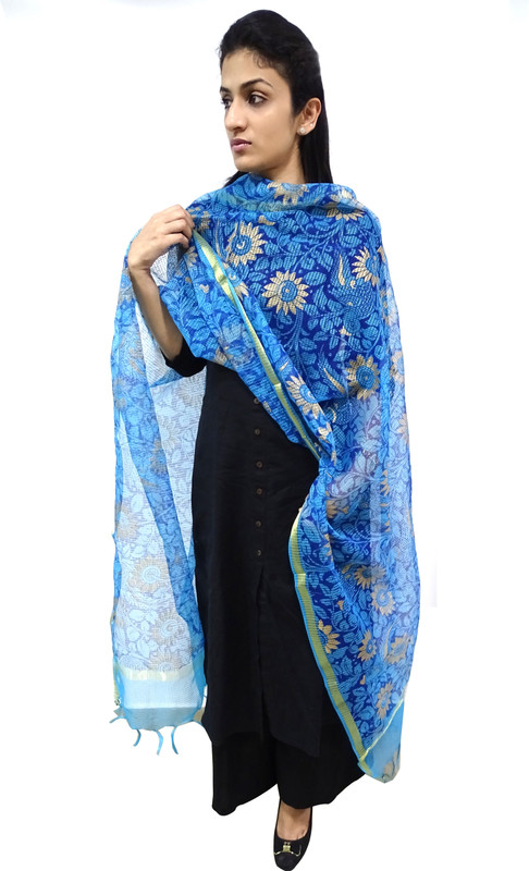 Toygully Art Silk Printed Women Dupatta