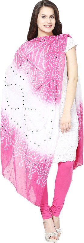 Soundarya Cotton Blend Embellished Women Dupatta