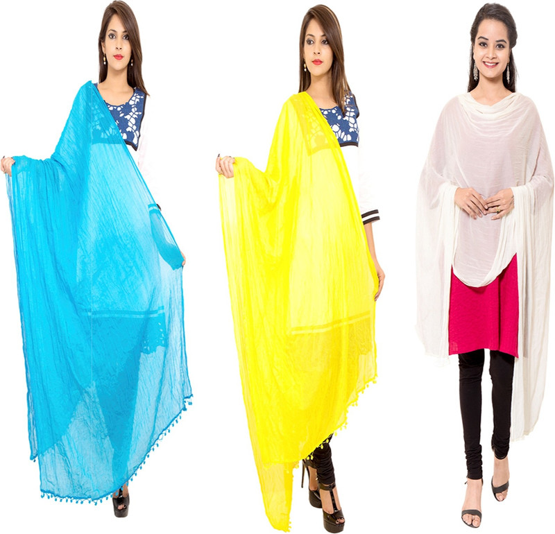 Zaributi Chiffon Solid Women Dupatta