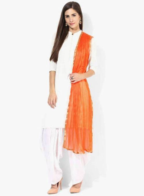 Tripti Cotton Blend Solid Women Dupatta