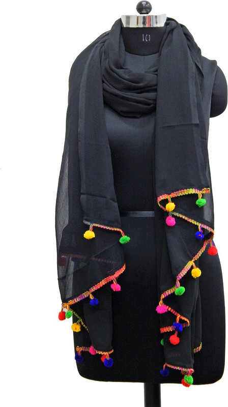 Ankita Georgette Solid Women Dupatta