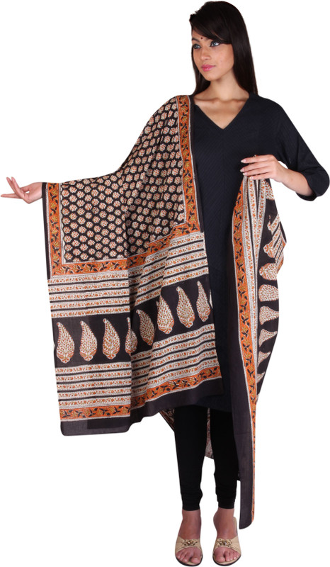 Reet Creations Cotton Blend Printed Women Dupatta