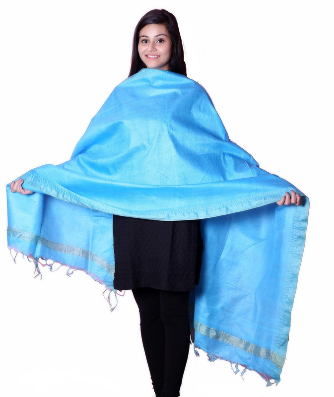 Inara Robes Art Silk Solid Women Dupatta