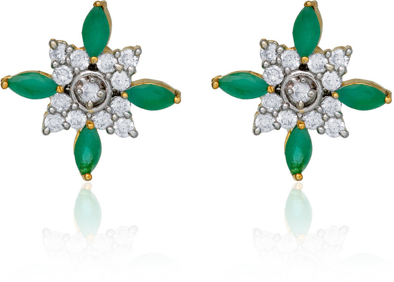 Alysa ES013505 Cubic Zirconia Alloy Stud Earring