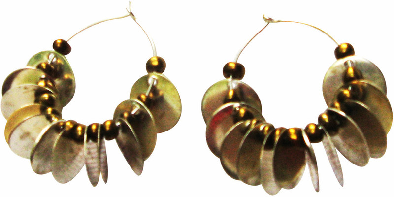 Juhi Malhotra Ceramic Hoop Earring