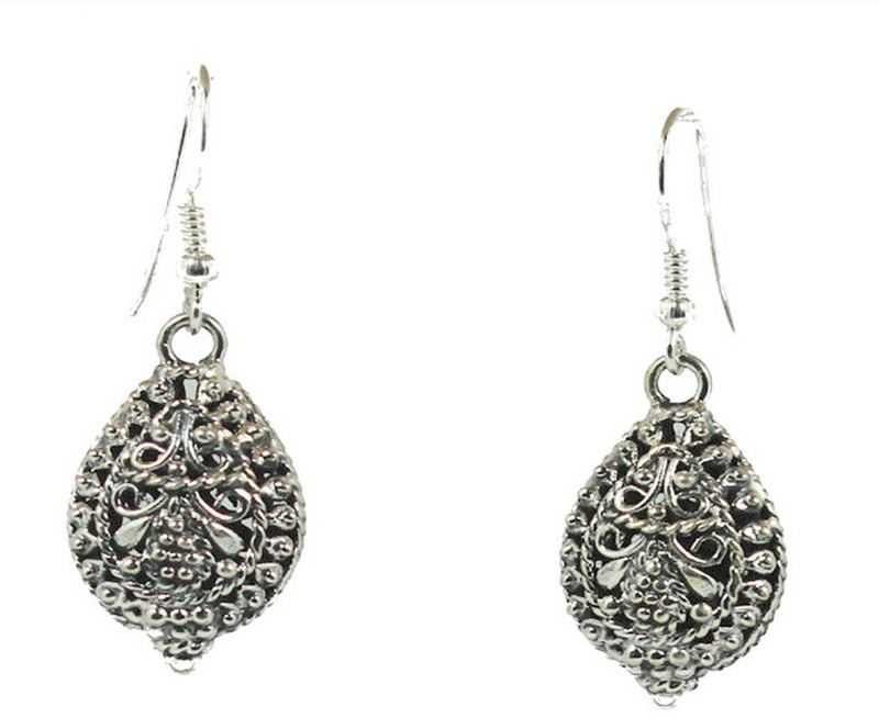 Elotic Indian Delight Twenty Nine Silver Drops & Danglers