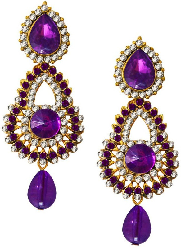 Being Women Stone Studded Fashion Alloy Drops & Danglers
