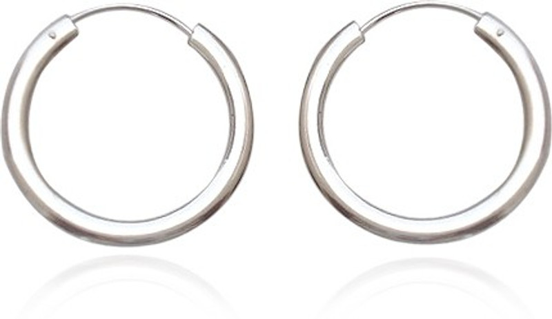 SuvidhaArts Fashion Diva Brass Hoop Earring