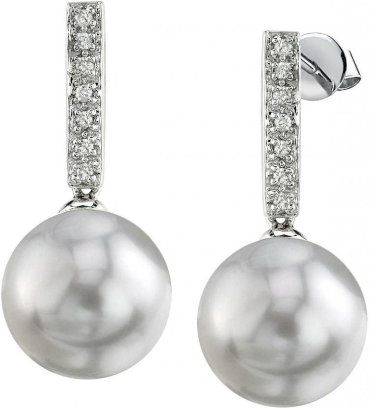 Kamal Jeweller Cubic Zirconia Sterling Silver Drops & Danglers