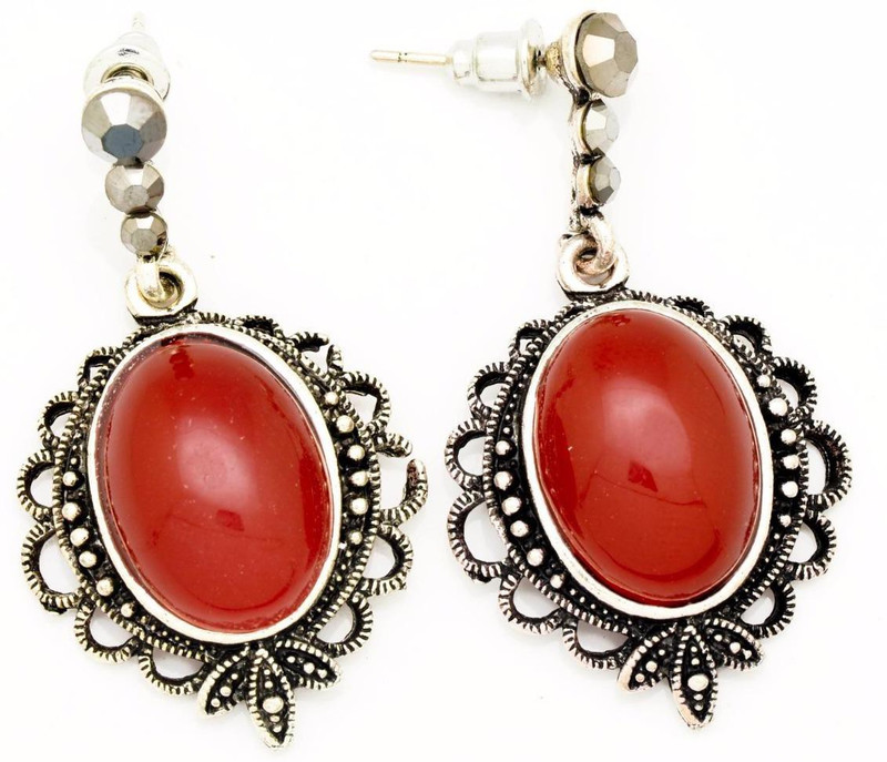 YugshaJewels Elegant YJE-1292 Cubic Zirconia Brass Drops & Danglers