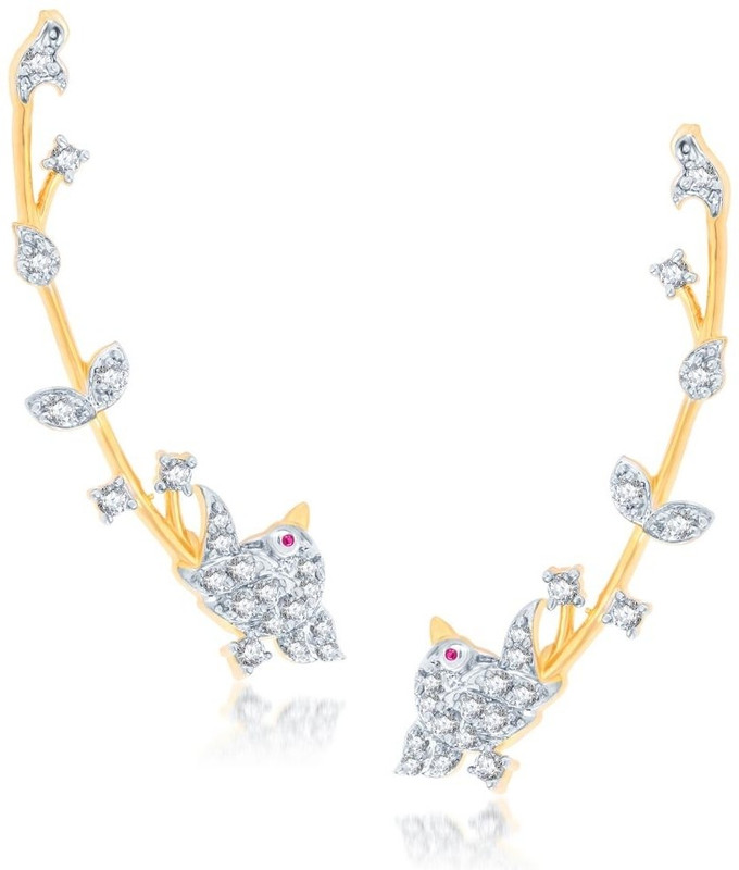 Sukkhi Cubic Zirconia Alloy Cuff Earring RS.359 (77.00% Off) - Flipkart