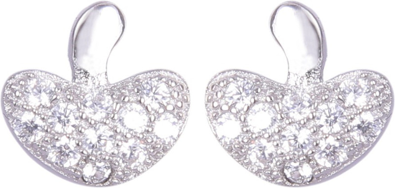 Abhooshan Sparkle wind Cubic Zirconia Sterling Silver Drops & Danglers