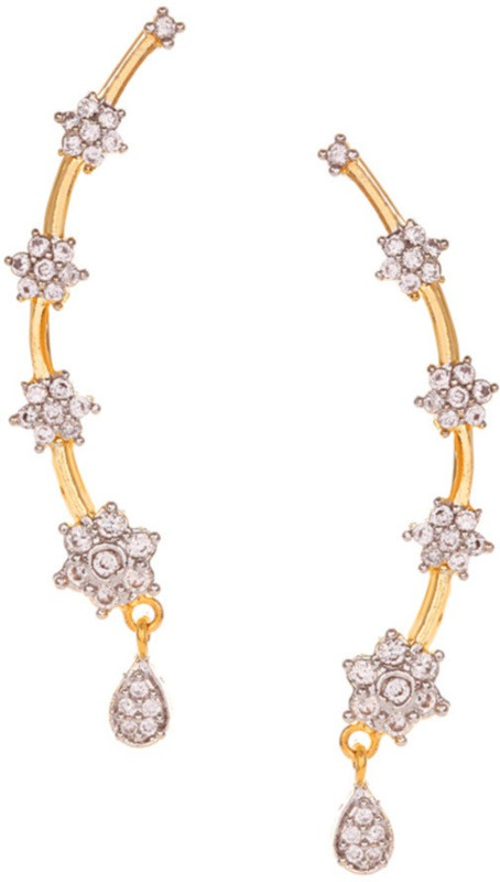 Jewels Galaxy Sparkling Alloy Cuff Earring
