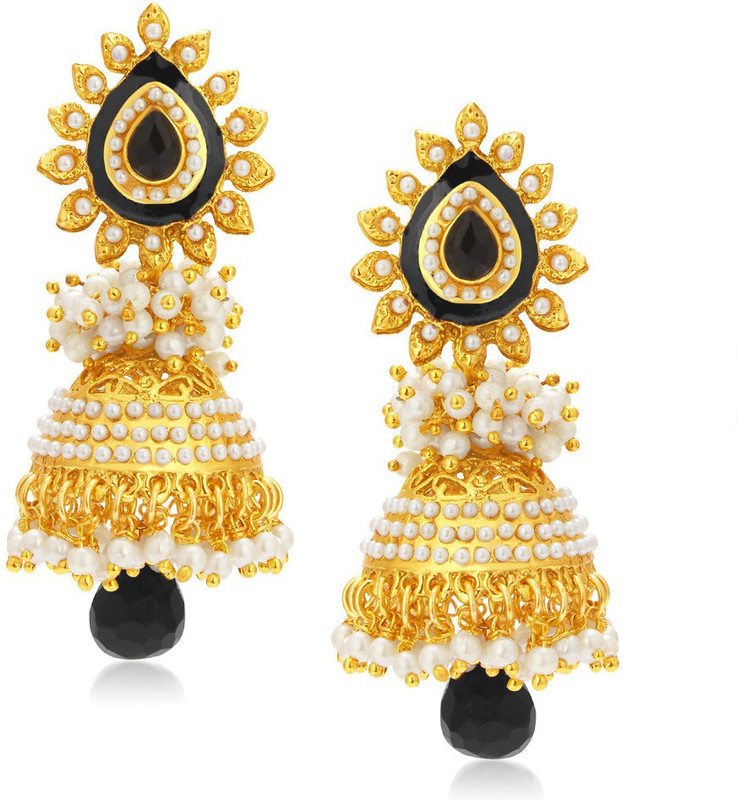 Sukkhi Glittery Alloy Jhumki Earring