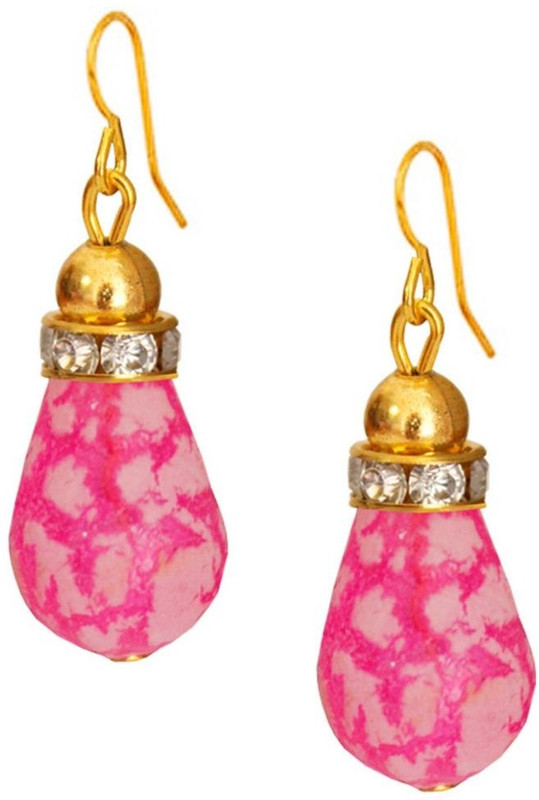 Being Women Elegant Pink Fashion Alloy Drops & Danglers