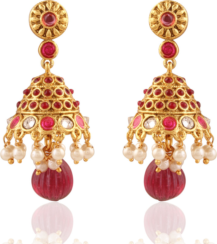 Panini Modern Brass Jhumki Earring
