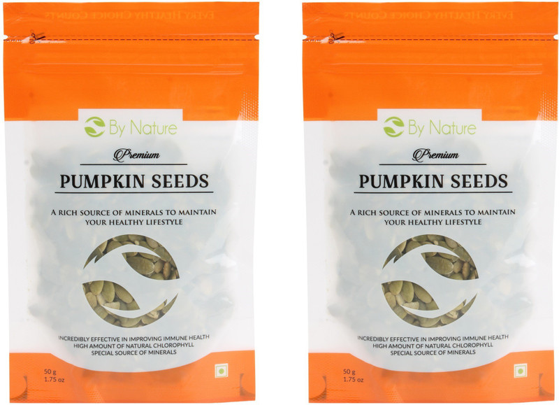 By Nature Pumpkin Seeds(50 g, Pack of 2)