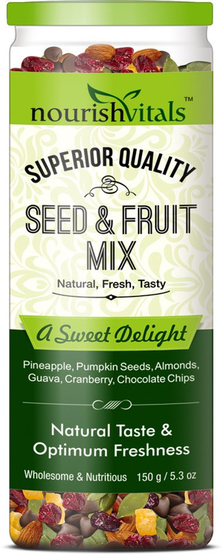 NourishVitals Seed & Fruit Mix - A Sweet Delight(150 g)