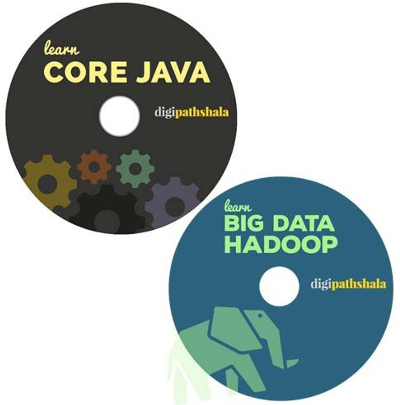 Digi Pathshala Core Java and Big Data Hadoop (50 hours of content and 80+ videos)(DVD) RS.799 (82.00% Off) - Flipkart