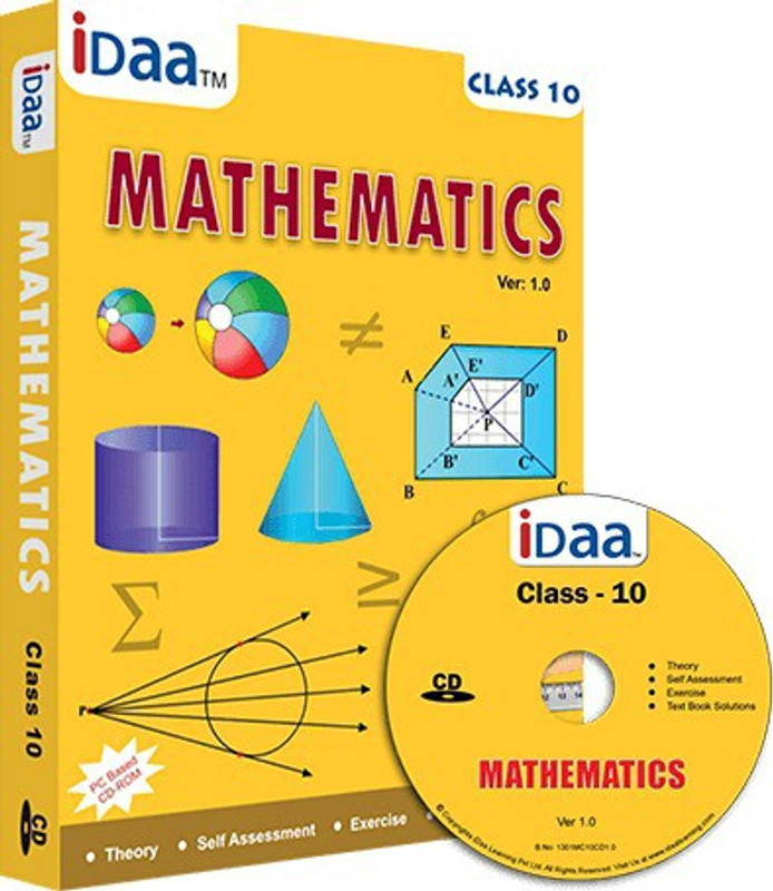 iDaa Class 10 Mathematics Educational CD(CD) RS.399 (70.00% Off) - Flipkart