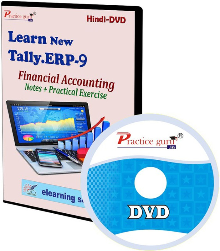Practice guru Tally ERP 9 Smart Tax Accounting Notes + Practical Exercise(CD)