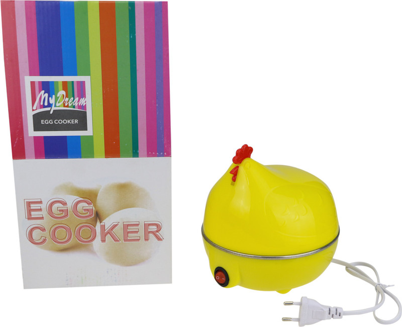 Kaos Hen 7 Egg Steame Boiler EggCooker005 Egg Cooker(Yellow, 7 Eggs)