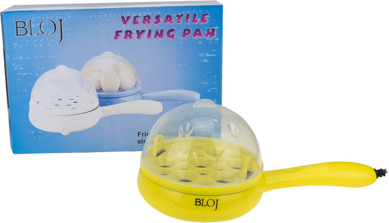 Kaos Mini Electic Boiler Steamer Non Stick Frying Pan Roaster Multipan Omelette Maker Egg Boiler03 Egg Cooker(Yellow, 7 Eggs)