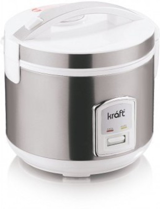 Kraft KRC Electric Rice Cooker with Steaming Feature(1.2 L, Silver, IVORY) Kraft KRC Electric Rice Cooker with Steaming Feature(1.2 L, Silver, IVORY)