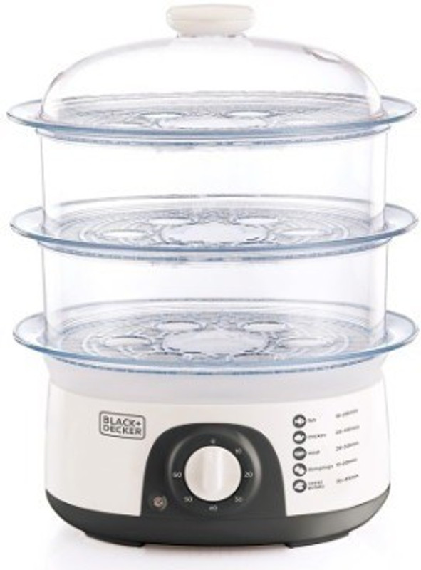 Black & Decker HS6000 Food Steamer(White)