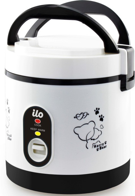 Ilo IHRC2001 Travel Cooker, Rice Cooker(0.6 L, Black)