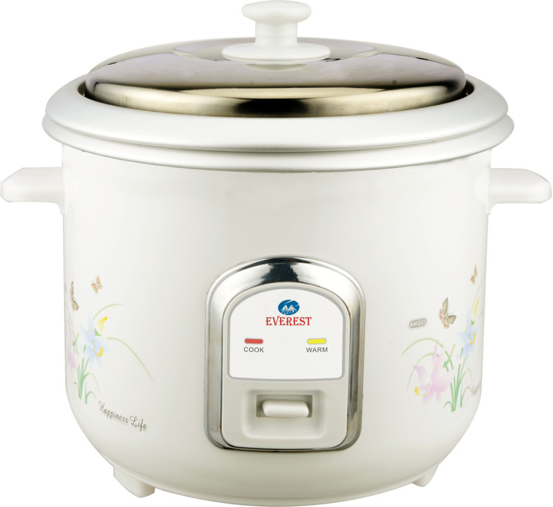 Everest EV 18 Electric Rice Cooker(1.8 L, White)
