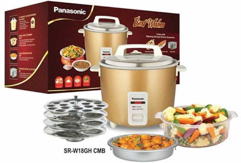 Panasonic SR-W18GH CMB Food Steamer, Rice Cooker(4.4 L, Lemon)