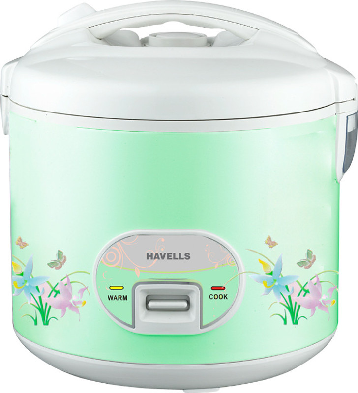 Havells Max Cook Plus 2.8 CL Electric Rice Cooker(2.8 L, Green)