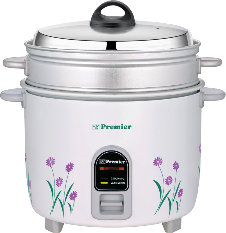 Premier ERC18ES Electric Rice Cooker with Steaming Feature(1.8 L, White) Premier ERC18ES Electric Rice Cooker with Steaming Feature(1.8 L, White)